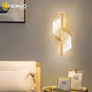 Axyaa Tricolor Acrylic LED Wall Sconces for Living Room & Hotel Hallway