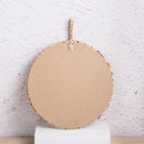 Rustic Rattan Wall Mirror Handmade by Axyaa - Round Bedroom Dressing Mirror