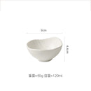 Axyaa Ceramic Ripple Bowl Set for Molecular Cuisine Dining Experience