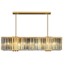 Axyaa Luxury Crystal Chandelier LED Pendant Lights for Dining Room