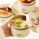 Axyaa Insulated Stackable Lunch Container Set for Adults and Kids