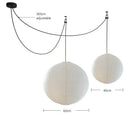 Axyaa Japanese Lantern Style Pendant Light for Modern Home Decor