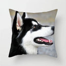 Axyaa Dog Pig Pattern Polyester Throw Pillow Cover Home Decor Pillowcases 45 x 45cm