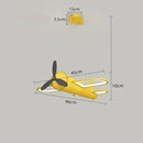 Axyaa Airplane Kids Room LED Pendant Light
