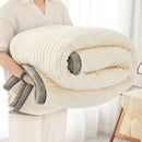 Axyaa Plush Striped Blanket: Thick Winter Warmth