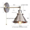 Axyaa Industrial LED Wall Lamps for Bathroom Mirror Stair Dinning Room Bar Home Decor