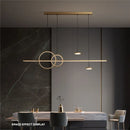 Axya Nordic Copper LED Pendant Lights for Dining, Kitchen, Bedroom, Living Room, Hotel