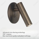 Axyaa LED Reading Wall Lamp with Adjustable Angle for Advanced Bedroom Lighting