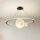 Axyaa Modern Pendant Light Chandelier for Dining Room, LED Ceiling Lamp