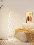 Axyaa Nordic LED Floor Lamp - Artistic & Luxurious Touch Switch Lighting