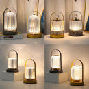 Axyaa Retro Metal Table Lamp: Stylish Portable Night Light for Living Room and Bedroom
