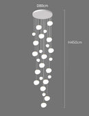 Axyaa Modern LED Pendant Light Chandeliers for Home Decor