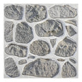Axyaa Faux Stone Peel & Stick Wall Panel Tile Sticker - 10pcs 30x30cm