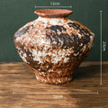 Axyaa Retro Chinese-style Porcelain Flower Vase Set - Earthenware & Kiln-transformed Accessories