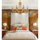 Axyaa French Country Style Copper Chandelier for Bedroom and Dining Room