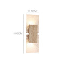 Axyaa Nordic Retro Yellow Cave Stone Wabi Sabi Bedside Wall Lights