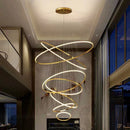 Axyaa Nordic Indoor Lighting: Stair Chandelier, Living Room Bedroom Pendant Lights, Ceiling Light