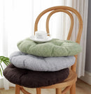Axyaa Round Floor Cushion Linen Meditation Yoga Seat Mat Pouf Chair Pad