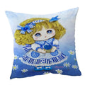 Axyaa Wildlife Animals Cushion Covers 45X45CM Wolf Fox Tiger Christmas Cats Girls