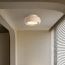Axyaa Yellow Travertine LED Ceiling Lamp for Home Decor