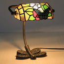 Axyaa Dragonfly Tiffany Glass Table Lamp - Baroque Style Bedroom Lighting