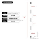 Axyaa LED Floor Lamp Acrylic Long Line Light Black Modern Minimalism Bedroom Decor