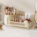 Axyaa Rotating Makeup Organizer with Divided Compartments