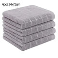 Axyaa Super Absorbent Cotton Kitchen Towel Set for Home Cleaning and Drying