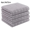 Axyaa Super Absorbent Cotton Kitchen Towel Set for Home Cleaning and Drying