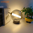 Axyaa Round Ball Glass Table Lamp for Home Decor, Restaurant, Study, Living Room