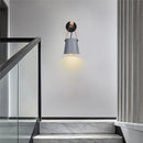 Axyaa LED Wall Lamp: Modern Wood Cover Reading Light for Bedroom, Stairs, Foyer