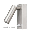 Axyaa Dimmable Vintage LED Wall Sconce with Swivel Spotlight