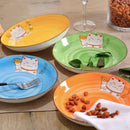 Axya Cute Cartoon Lucky Cat Ceramic Dining Plate