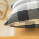 Axyaa Black White Checkered Cushion Cover Nodic Style Pillowcase Sofa Decor 30x50cm/45x45cm