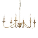 Axyaa Retro Black Iron Candle Chandelier: Elegant Country Style Room Lighting
