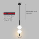 Axyaa Long Line Black/Gold Pendant Light for Bedroom and Living Room Wall Decor