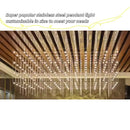 Axyaa Luxury Stainless Steel Crystal Chandelier for Living Room and Dining Room