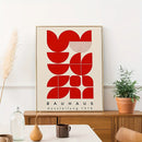 Axyaa Bauhaus Exhibition Canvas Poster Geometric Wall Art for Home Decor