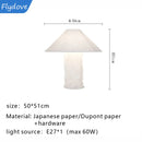 Axyaa Nordic Wabi Sabi Paper Table Lamp for Home and Office Decor