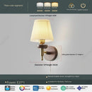 Axyaa LED Retro Cable Switch Wall Lamp for Living Room & Bedroom