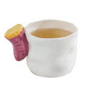 Axyaa Ceramic Fruit Plant Handle Mug - Cute Home Drinking Cup