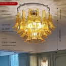 Axyaa Cloud Glass French Retro Chandelier for Elegant Spaces