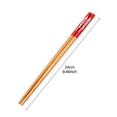 Axyaa Bamboo Chopsticks Spoon Set - Reusable Sushi Food Stick Gift Tableware
