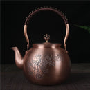 Axya Copper Teapot Set | Camping Tea Kettle | Restaurant Smothering Pot