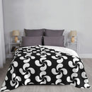 Axyaa Lauburu Euskadi Baby Blanket - Flannel Fabric, Winter Sofa Throw