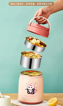 Axyaa Stainless Steel Lunch Box: Large Capacity, Ultra Long Insulated Bucket