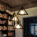 Axyaa Retro Loft Industrial Pendant Light Chandelier for Home Living Room Decor