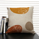 Axyaa Tropical Leaves Grey Plant Pillow Case 45X45CM Home Decor