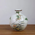 Axyaa Blue and White Qing Dynasty Porcelain Vase - Jiangnan Water Town Pattern