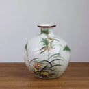 Axyaa Blue and White Qing Dynasty Porcelain Vase - Jiangnan Water Town Pattern